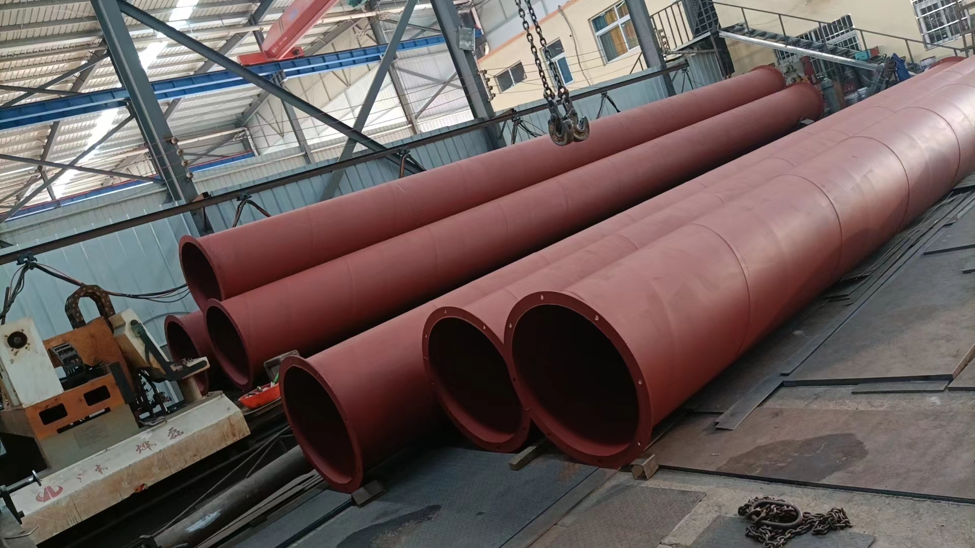   栾卢豫陕项目---钢制逃生管发货(图4)